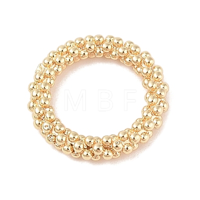 Brass Closed Jump Rings KK-S369-02G-03-1