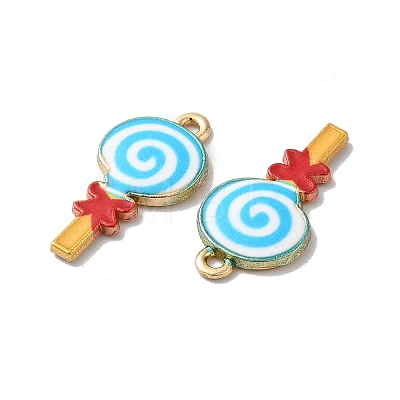 Alloy Enamel Pendants ENAM-D043-12G-04-1