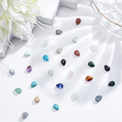 Mixed Gemstone Cabochons G-GA0001-08-1