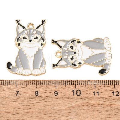 Alloy Enamel Pendants AL-CBA5FAE-02G-D-1