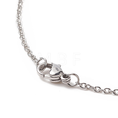 304 Stainless Steel Cable Chain Necklaces with Lobster Claw Clasp NJEW-JN04204-1