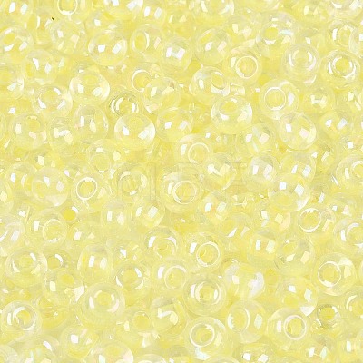 FGB Inside Colours Transparent Glass Seed Beads SEED-T009-01I-1