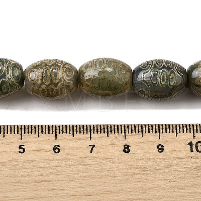 Tibetan Style dZi Beads Strands G-S389-A11-1