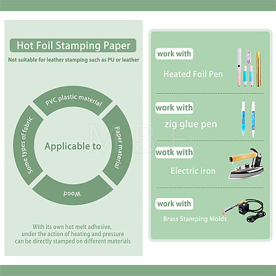 Stamping Foil Paper DIY-WH0430-182A-1