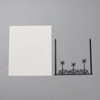 Acrylic Spider Web Cake Insert Card Decoration DIY-H109-16-1