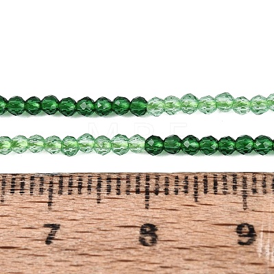 Transparent Glass Beads Strands GLAA-N074-01A-07-1