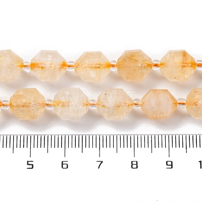 Natural Citrine Beads Strands G-C171-D02-01-1