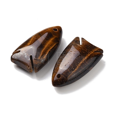 Natural Tiger Eye Pendants GG-CBA6D08-B12-1