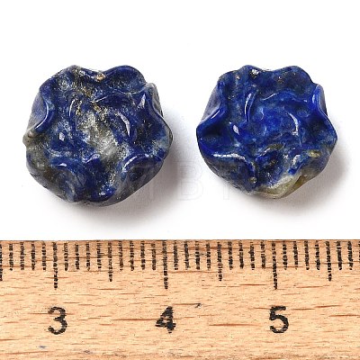 Natural Lapis Lazuli Carved Beads G-P550-05A-1