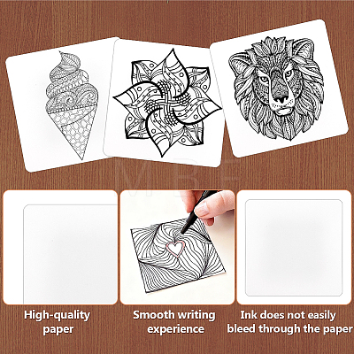 Blank Craft Paper OFST-WH0011-03-1