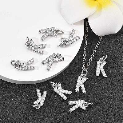 SHEGRACE Brass Micro Pave Clear Cubic Zirconia Pendants XGRQ29600-394P-K-1