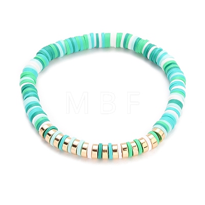 Handmade Polymer Clay Heishi Beads Jewelry Sets SJEW-JS01136-04-1