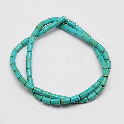 Synthetic Turquoise Beads Strands X-TURQ-G120-3x5mm-13-1