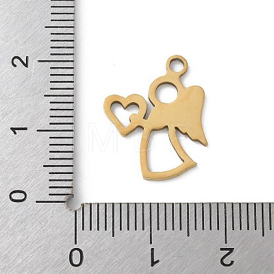 201 Stainless Steel Pendants STAS-S157-01D-G-1