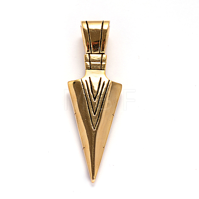 Triangle Pendulum 304 Stainless Big Steel Pendants STAS-L172-03AG-1