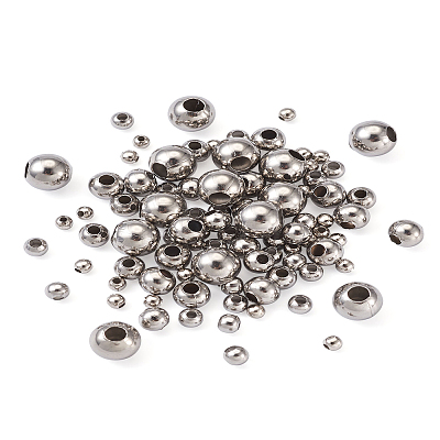 Mega Pet Round 304 Stainless Steel Beads STAS-MP0001-01P-1