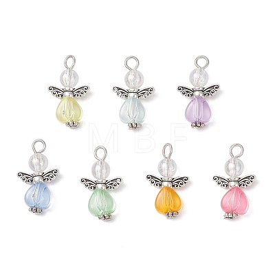 Transparent Acrylic Pendants PALLOY-JF04252-1