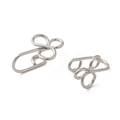 316 Surgical Stainless Steel Clip on Nose Rings STAS-P336-09B-P-1