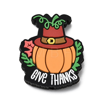 Thanksgiving Theme Silicone Beads SIL-J001-01D-1