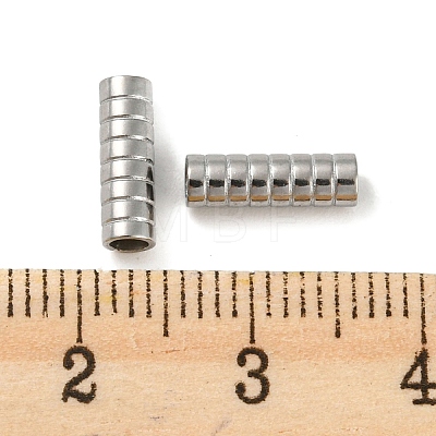 Non-Tarnish 201 Stainless Steel Tube Beads STAS-Z049-05P-1