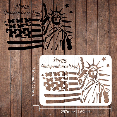 Large Plastic Reusable Drawing Painting Stencils Templates DIY-WH0202-236-1