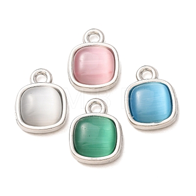 Alloy & Glass Pendants AL-CBA7256-08P-1