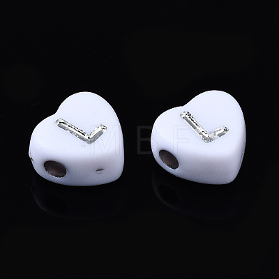Opaque White Acrylic Beads MACR-Q242-006-1