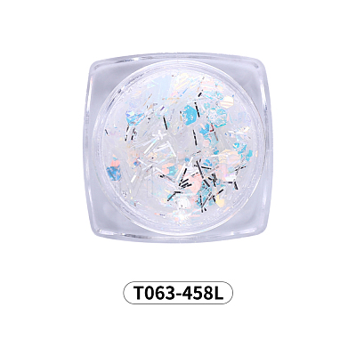 Laser Shiny Nail Art Decoration Accessories MRMJ-T063-458L-1