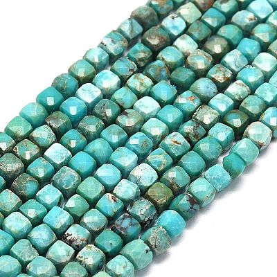 Natural HuBei Turquoise Beads Strands G-G106-G01-01-1