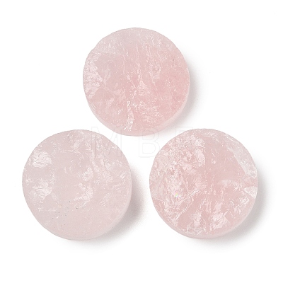 Natural Rose Quartz Cabochons G-K338-39E-02-1