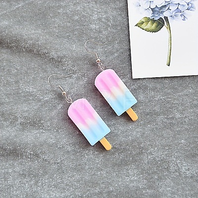 Alloy Food Model Dangle Earrings PW-WG867B3-06-1