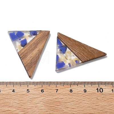 Resin and Walnut Pendants FIND-R051-01A-1