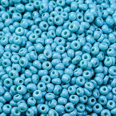 8/0 Baking Paint Glass Seed Beads SEED-M012-02A-46-1