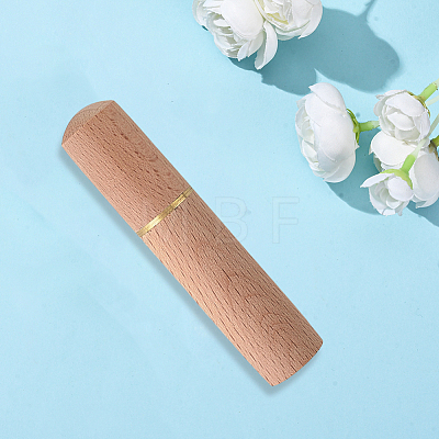 Sandalwood Leather Craft Sewing Needles Case Box TOOL-WH20013-07G-1