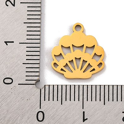 201 Stainless Steel Charms STAS-U016-04G-1