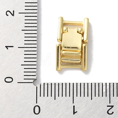 Brass Watch Band Clasps KK-F880-23G-1