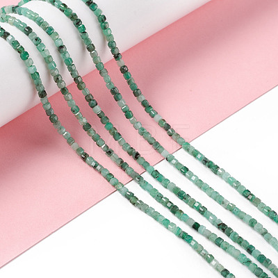 Natural Emerald Quartz Beads Strands G-F717-18-1