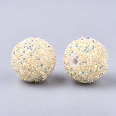 Acrylic Beads SACR-T345-01C-21-1