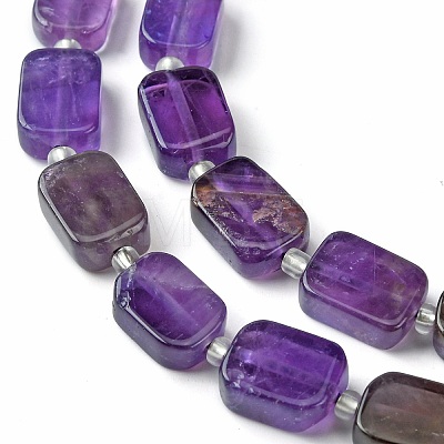Natural Amethyst Beads Strands G-C098-A02-01-1