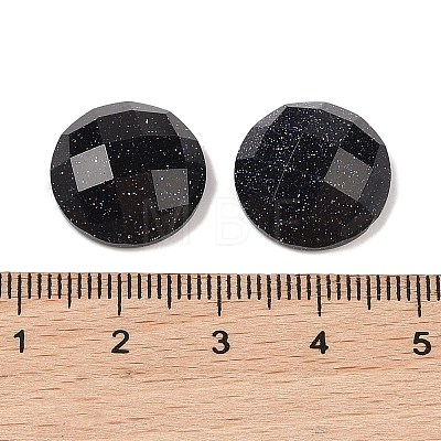 Synthetic Blue Goldstone Cabochons G-C146-03J-1