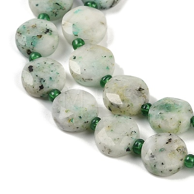 Natural Chrysocolla Beads Strands G-C116-A37-01-1