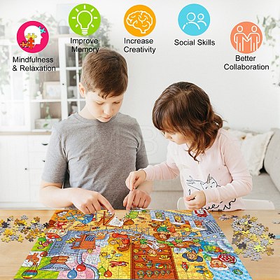 Wooden Puzzles for Adults and Kids WOCR-PW0008-05A-1