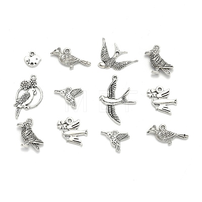 Tibetan Style Alloy Pendants TIBEP-MSMC021-05AS-1