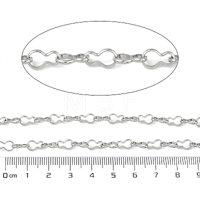 304 Stainless Steel Gourd Link Chains CHS-P024-01P-1