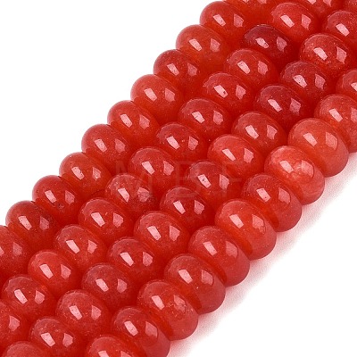Natural White Jade Beads Strands G-Q613-01F-30-1