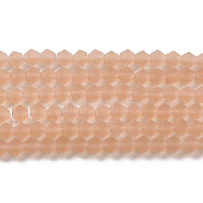 Imitate Austrian Crystal Frosted Glass Beads Strands LS-EGLA-A039-T3mm-MD12-1