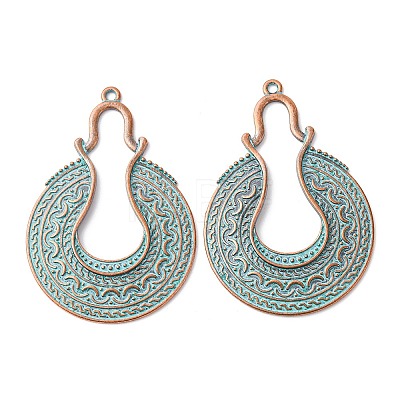 Tibetan Style Alloy Pendants FIND-B055-02K-1