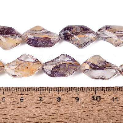 Handmade Lampwork Beads Strands LA-N046-02M-1