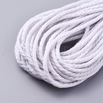 Cotton String Threads for Jewelry Making OCOR-WH0052-35B-1