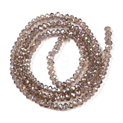 Electroplate Glass Beads Strands EGLA-A044-T1mm-B16-1
